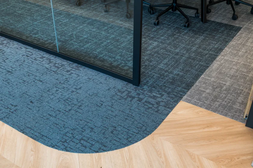 Bank Offices Carpet Transition Detail Artcore Carpet Collections