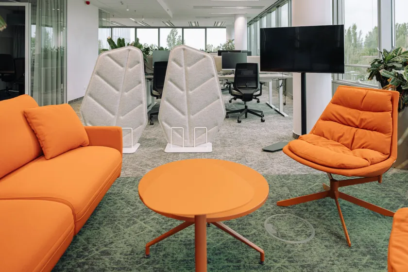 Jacobs Offices Sitting Area First Sway Carpet Collection Angle 4